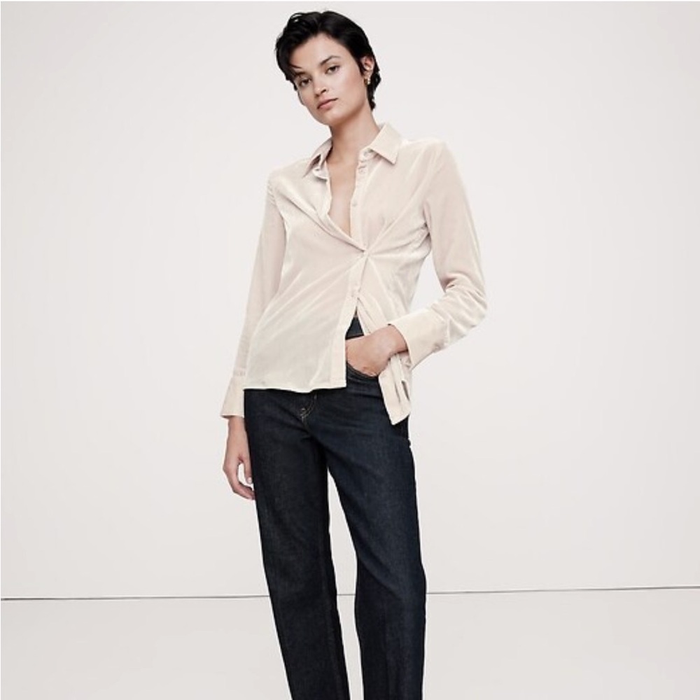 Banana Republic asymmetrical blouse